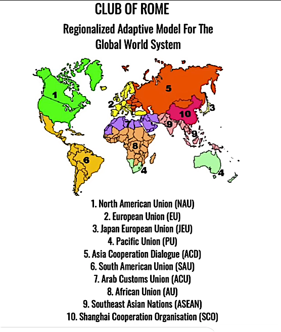 1000003118 The Club of Rome's 10 Kingdoms: A New World Order